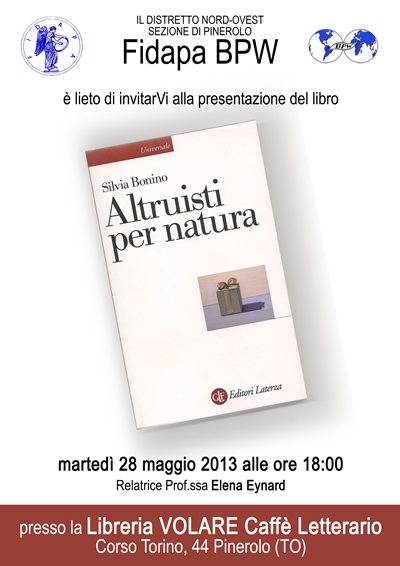 ALTRUISTI PER NATURA