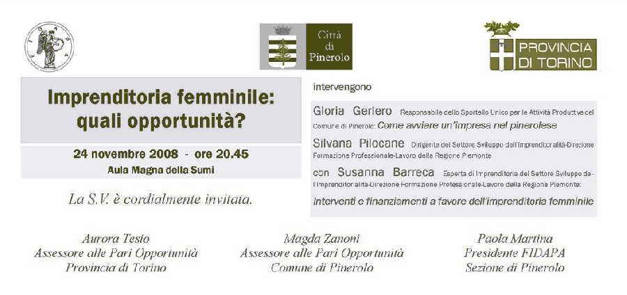 IMPRENDITORIA FEMMINILE