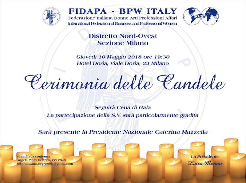 Cerimonia delle Candele 2018