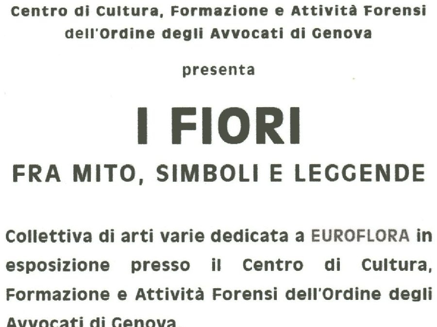 I fiori fra mito, simboli e leggende Collettiva di arti varie