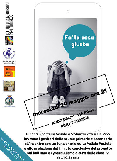 Serata finale del progetto bullismo e cyberbullismo.