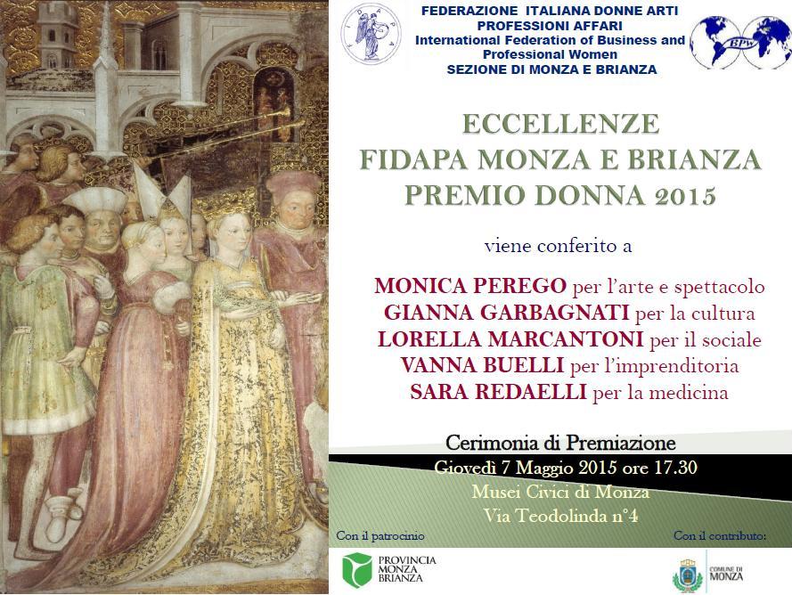 Premio Donna Fidapa BPW Italy 2015