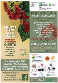 Frutti Rari alla Santa e Mostra La forza del mare