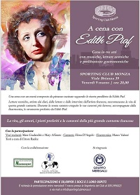 A cena con Edith Piaf
