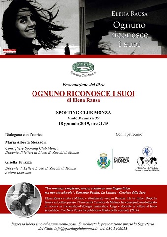 Presentazione del libro “Ognuno riconosce i suoi”