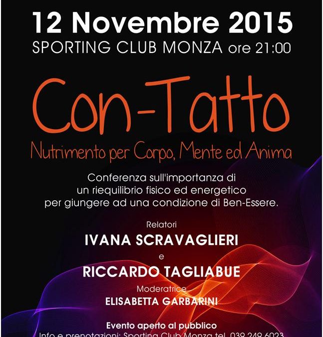 Con-tatto. Nutrimento per Corpo, Mente e Anima