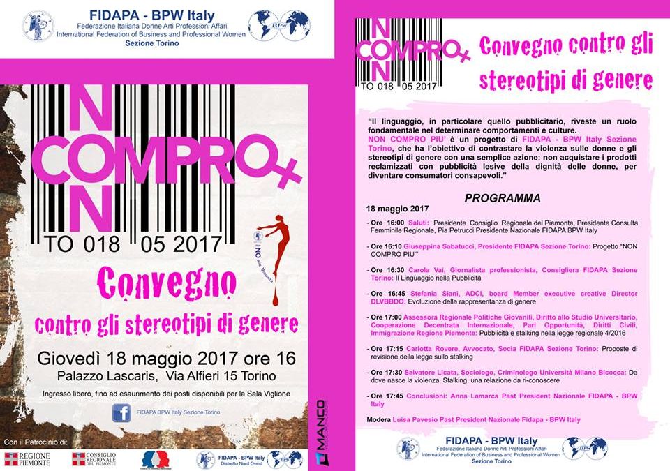 Convegno “Non compro più”