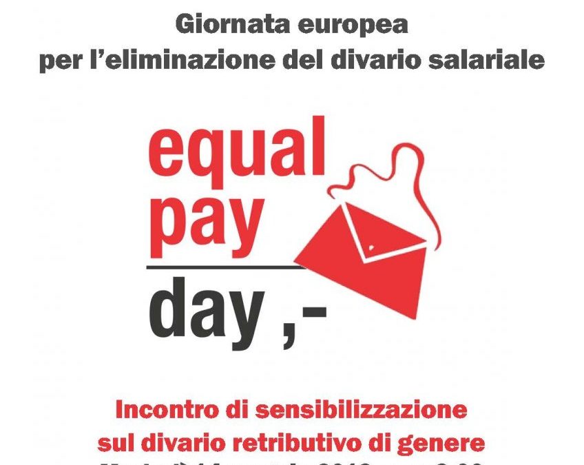 14 maggio – Equal Pay Day