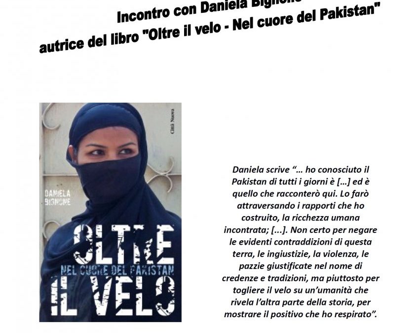 Presentazione del libro “Oltre il velo – Nel cuore del Pakistan”