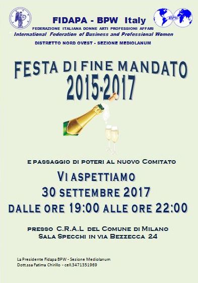 Rinnovo comitato biennio 17-19