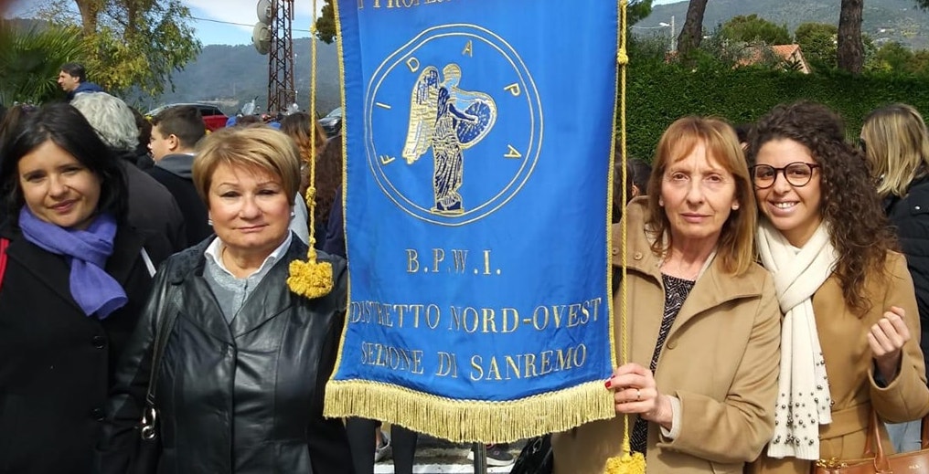 Attivismo e partecipazione, Fidapa Sanremo all’inaugurazione della statua di Padre Semeria
