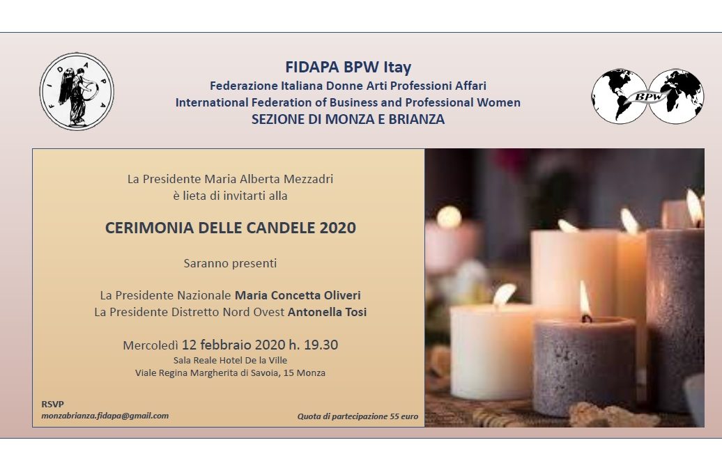 Cerimonia delle Candele 2020