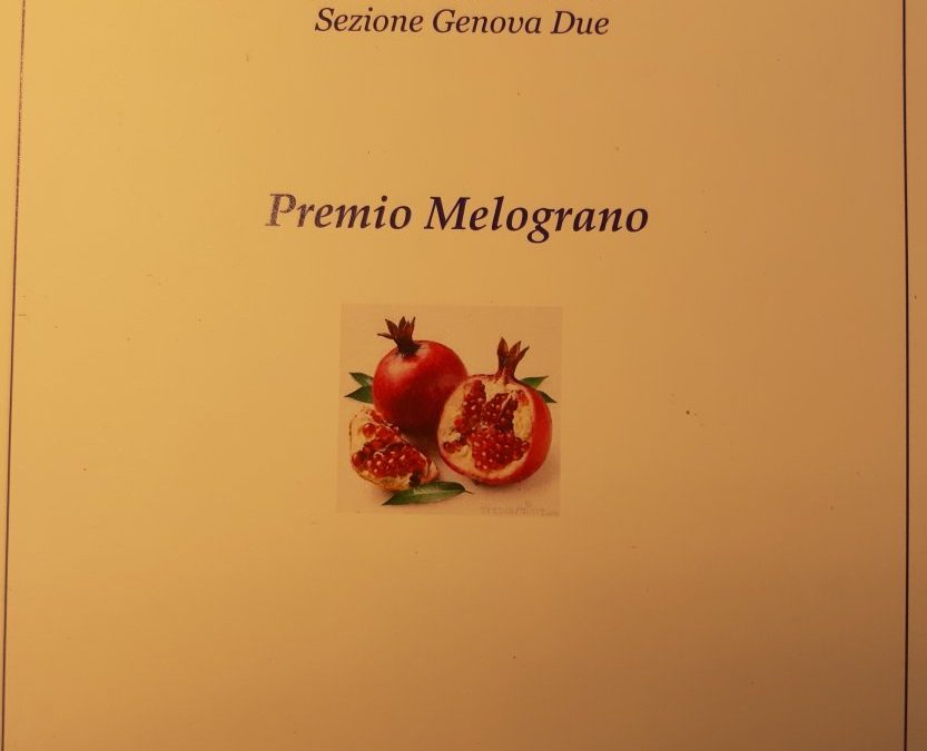 Conferimento del PREMIO MELOGRANO 2020 – Sez. Genova Due