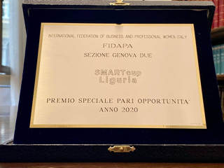 Premio Pari Opportunità alla migliore Start Up 2020 di BPW- Fidapa Sezione Genova Due