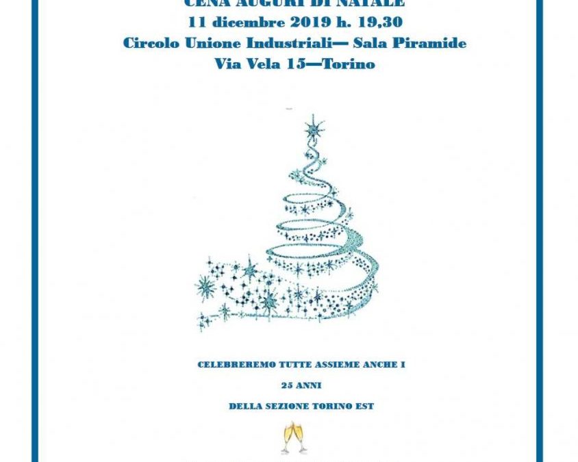 Cena degli auguri di Natale 2019