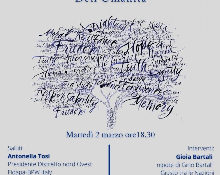 La Giornata dei Giusti dell’Umanità