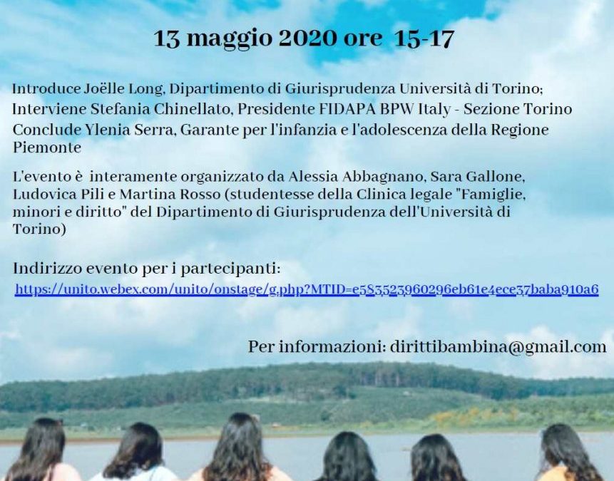 “I diritti dell’Infanzia e dell’adolescenza in una prospettiva di genere” La Nuova Carta dei diritti della Bambina