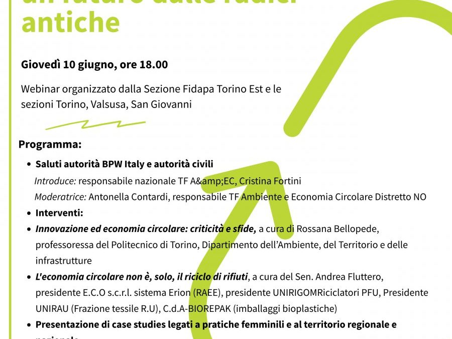 ECONOMIA CIRCOLARE: UN FUTURO DALLE RADICI ANTICHE