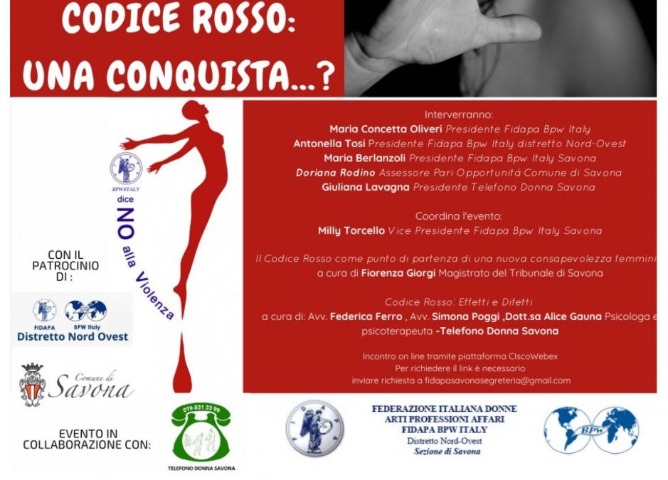 CODICE ROSSO … UNA CONQUISTA?