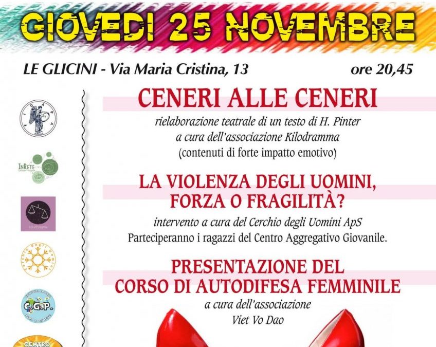 GIORNATA INTERNAZIONALE PER L’ELIMINAZIONE DELLA VIOLENZA CONTRO LE DONNE