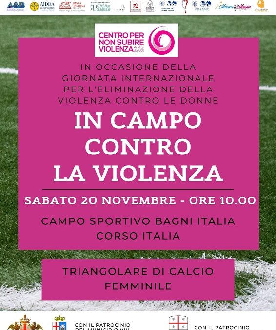 Fidapa sezione Genova Due SCENDE IN CAMPO CONTRO LA VIOLENZA