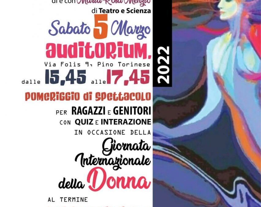 RUBINA DEGLI ABISSI opera teatrale a Pino Torinese
