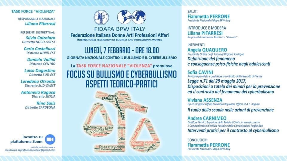 EVENTO della Task Force Nazionale “Violenza”